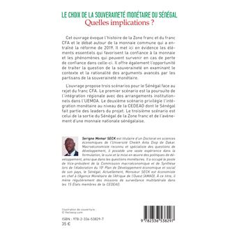 Le choix de la souveraineté monétaire du Sénégal