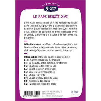 9 jours avec le pape Benoît XVI