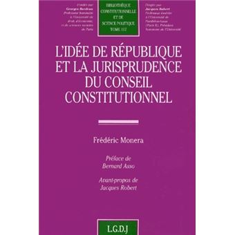 L'idée de république et la jurisprudence du conseil constitutionnel - 1