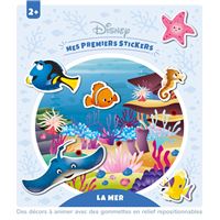 DISNEY BABY - Pochettes stickers mousse repositionnables - La mer