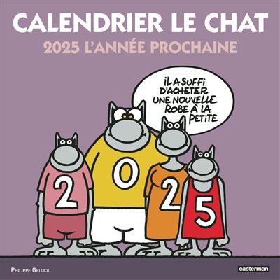 le chat de geluck bonne annee 2025