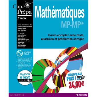 Maths prepa mp 2e annee + etext nouveau prix Cours complet avec tests ...
