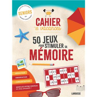 Cahier de vacances sénior spécial MÉMOIRE