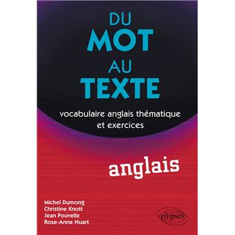 Du mot au texte anglais - 1