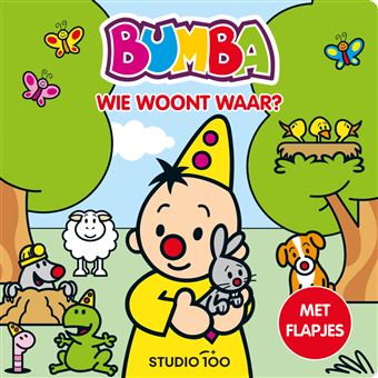 Bumba - BUMBA : KARTONBOEK MET FLAPJES - WIE - 1