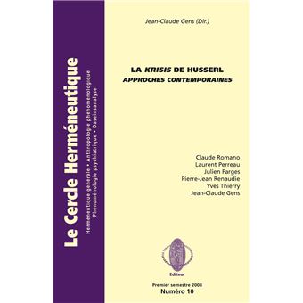 La Krisis de Husserl - 1