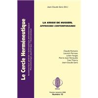 La Krisis de Husserl