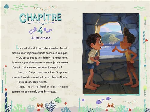 Mon histoire du soir : Luca ; l'histoire du film - Disney Pixar - Disney  Hachette - Grand format - Raconte-moi la Terre (Bron) BRON
