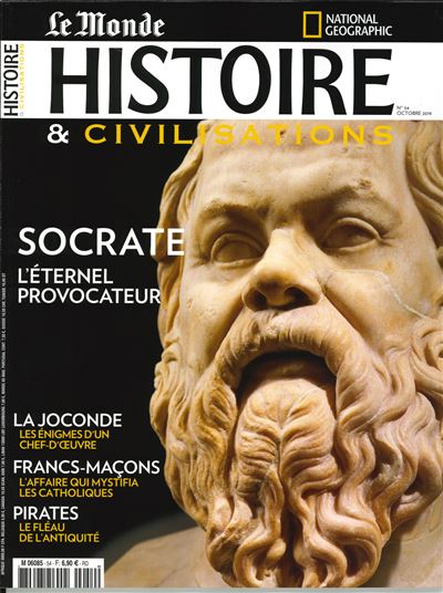 Histoire & Civilisations N°54 Socrate  - octobre 2019 -  Collectif - broché