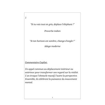 Proverbes croisés