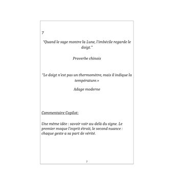 Proverbes croisés