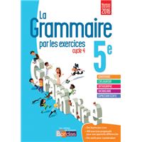 21 avis sur La grammaire par les exercices 5e 2016 Cahier de l