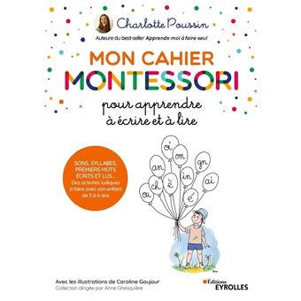 Mon cahier Montessori pour apprendre à écrire et à lire - 1