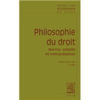 Textes clés de philosophie du droit