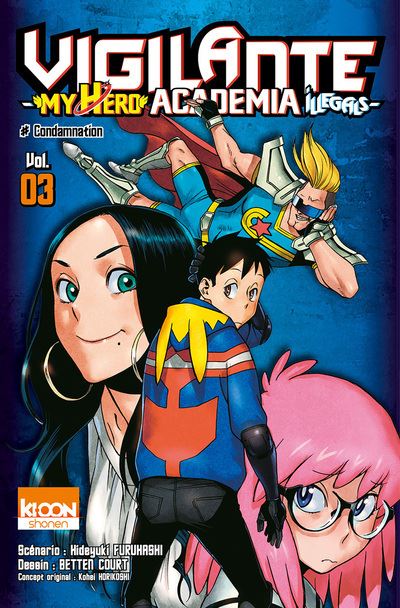 Ki-Oon Homme Vigilante - My Hero Academia Illegals T03