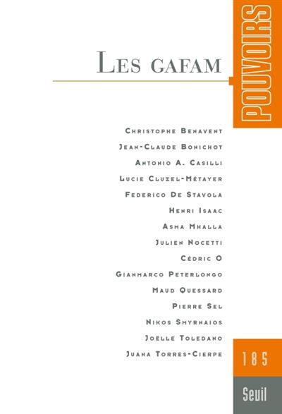Seuil Pouvoirs, N°185. Les Gafam - Collectif - Broché