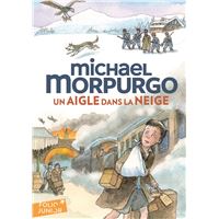 Un aigle dans la neige