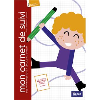 Mon carnet de suivi des apprentissages à l'école maternelle