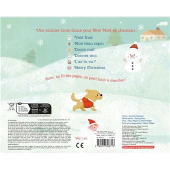 Mon Noël en chansons - livre sonore avec boitier