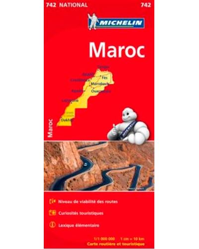 Carte Nationale Maroc / Marokko 1/1000000 - broché - Michelin - Achat ...