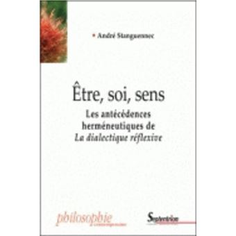 Être, soi, sens - 1