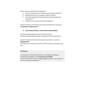 Confiance en soi