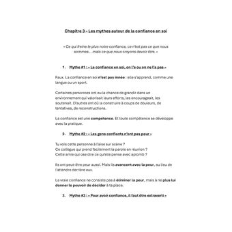 Confiance en soi