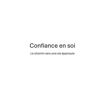 Confiance en soi