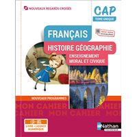 Français Histoire Géographie CAP Regards Croisés - Livre + Licence élève - 2022