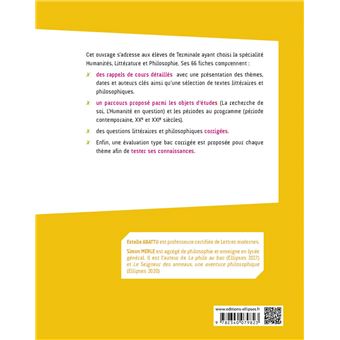 Les clés de la spécialité Humanités, Littérature et Philosophie en 66 fiches. Terminale.