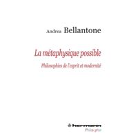 La métaphysique possible