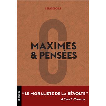 Maximes et pensées - 1