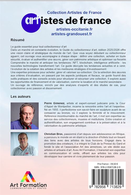 Guide du collectionneur d'art - édition 2025/2026 Avec cotation de
