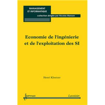 Économie de l'ingénierie et de l'exploitation des SI