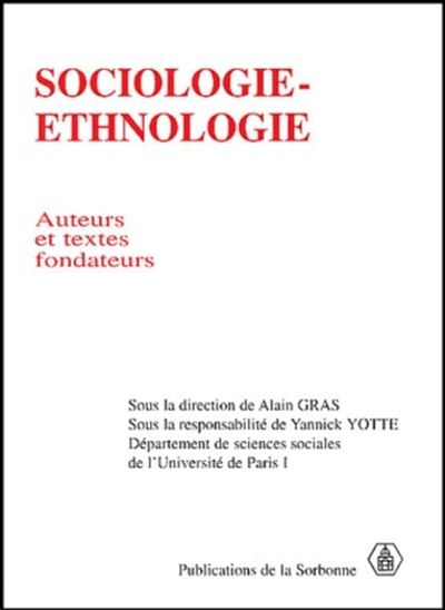 Sociologie-ethnologie