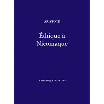 Éthique à Nicomaque - 1