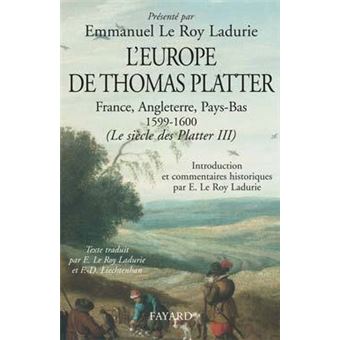 L'Europe de Thomas Platter - 1