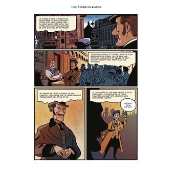 Les aventures illustrées de Sherlock Holmes - Une étude en Rouge