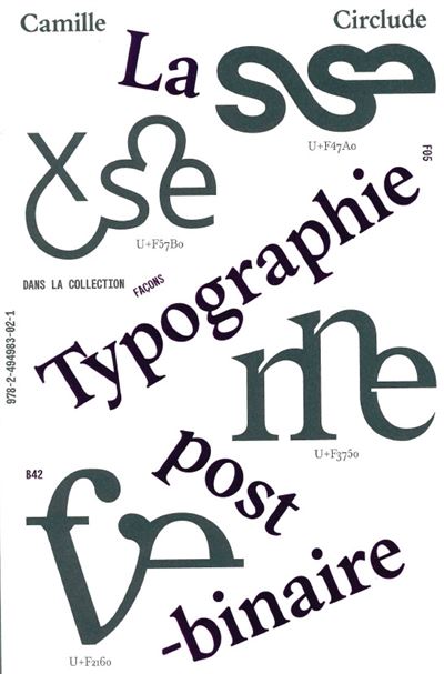 La typographie post-binaire - Camille Circlude - broché