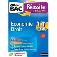 ABC du BAC Réussite Economie Droit 1re et term STMG
