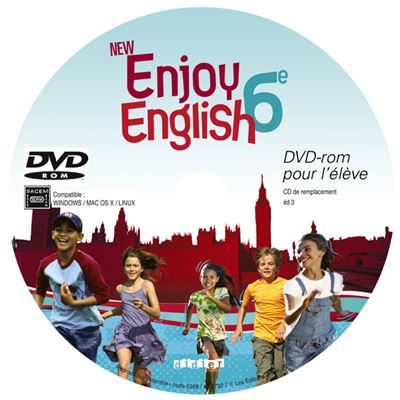 New Enjoy English 6e - DVD-rom élève de remplacement - Sophie Plays - broché