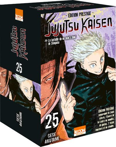 Jujutsu Kaisen T25 - Édition prestige - Gege Akutami - Ki-oon - Boîte ou accessoire - Jeux livres objets