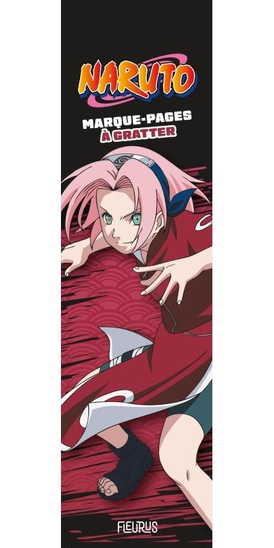 Marque-pages à gratter Naruto - Édition Sakura