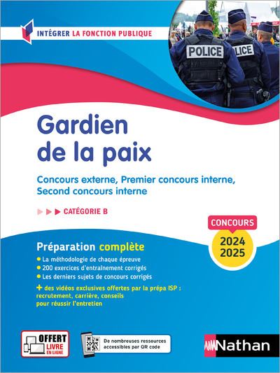 Gardien De La Paix 2024 2025 Concours Externe Premier Concours Interne Second Concours 6806