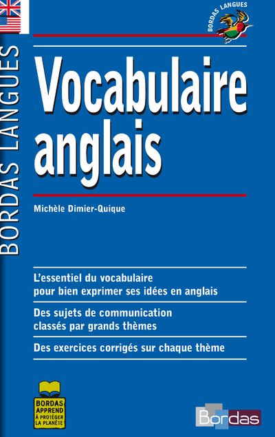 Bordas Langues - Vocabulaire anglais - Michèle Dimier-Quique - broché