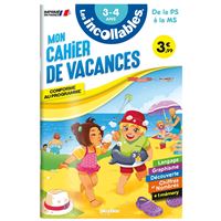 Cahier de vacances 2024, Coloriages éducatifs PS, MS, GS