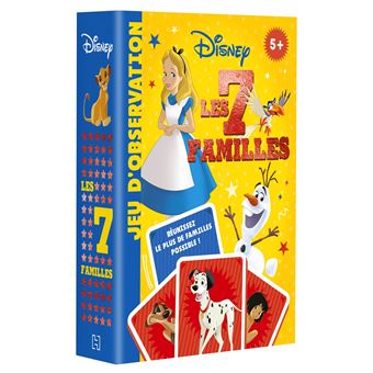 Disney - DISNEY - Jeu de cartes - 7 familles - Collectif -, Livre