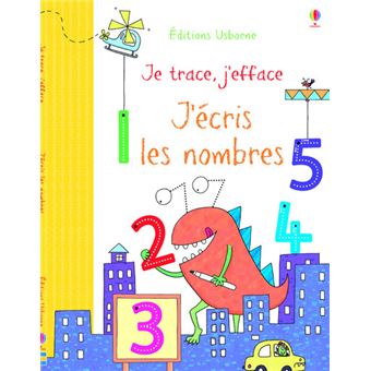 J'écris les nombres - 1