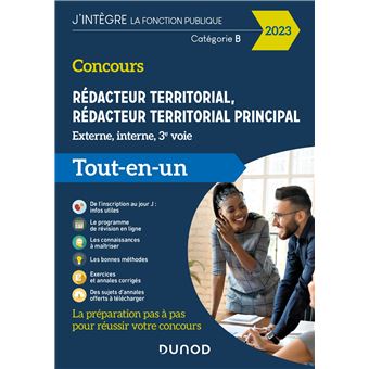 Concours Rédacteur territorial - 2023 - 1
