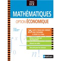 Mathématiques - option économique 25 sujets d'oraux HEC corrigés